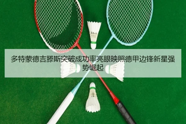 多特蒙德吉滕斯突破成功率亮眼映照德甲边锋新星强势崛起